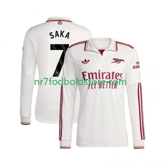 Arsenal Trøje Bukayo Saka 7 Mænd 3. Valg Fodboldsæt 2025-2026 Langærmet