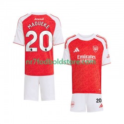 Arsenal Trøje Noni Madueke 20 Børn Hjemmebane Fodboldsæt 2025-2026 Kortærmet