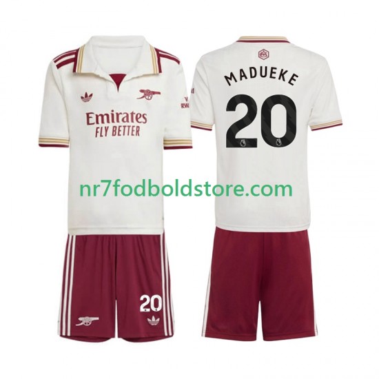 Arsenal Trøje Noni Madueke 20 Børn 3. Valg Fodboldsæt 2025-2026 Kortærmet