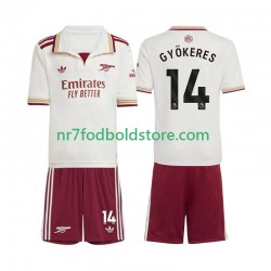 Arsenal Trøje Viktor Gyokeres 14 Børn 3. Valg Fodboldsæt 2025-2026 Kortærmet