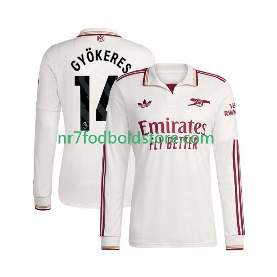 Arsenal Trøje Viktor Gyokeres 14 Mænd 3. Valg Fodboldsæt 2025-2026 Langærmet