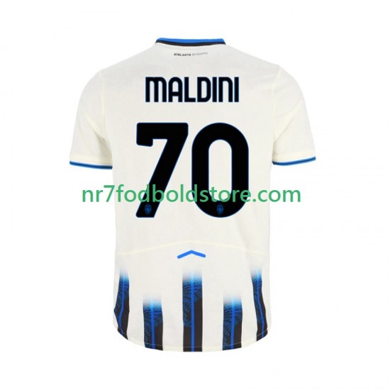 Atalanta Trøje Daniel Maldini 70 Mænd Udebane Fodboldsæt 2025-2026 Kortærmet