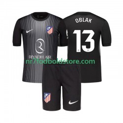 Atlético Madrid Trøje Jan Oblak 13 Målmand Børn Udebane Fodboldsæt 2025-2026 Kortærmet