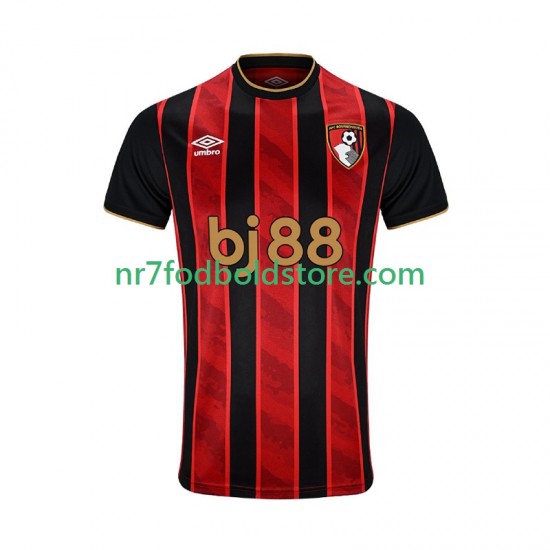 Trøje BOURNEMOUTH Mænd Hjemmebane Fodboldsæt 2025-2026 Kortærmet