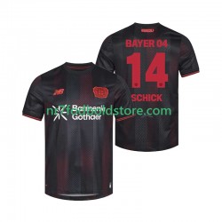 Bayer 04 Leverkusen Trøje Patrik Schick 14 Mænd Hjemmebane Fodboldsæt 2025-2026 Kortærmet