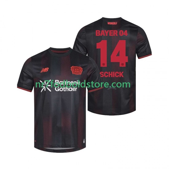 Bayer 04 Leverkusen Trøje Patrik Schick 14 Mænd Hjemmebane Fodboldsæt 2025-2026 Kortærmet