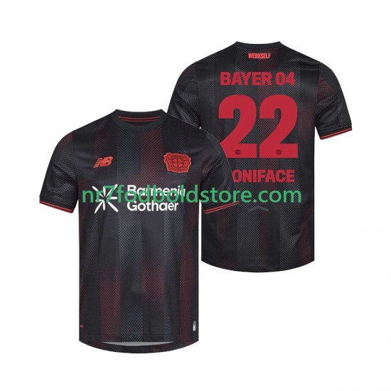 Bayer 04 Leverkusen Trøje Victor Boniface 22 Mænd Hjemmebane Fodboldsæt 2025-2026 Kortærmet