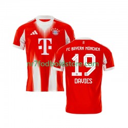FC Bayern München Trøje Alphonso Davies 19 Mænd Hjemmebane Fodboldsæt 2025-2026 Kortærmet