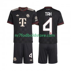 FC Bayern München Trøje Jonathan Tah 4 Børn 3. Valg Fodboldsæt 2025-2026 Kortærmet