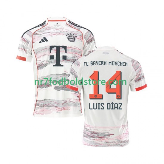 FC Bayern München Trøje Luis Diaz 14 Mænd Udebane Fodboldsæt 2025-2026 Kortærmet
