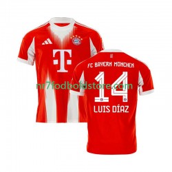 FC Bayern München Trøje Luis Diaz 14 Mænd Hjemmebane Fodboldsæt 2025-2026 Kortærmet