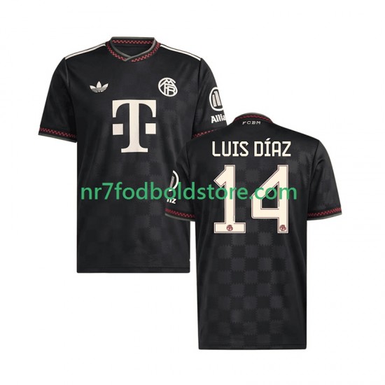 FC Bayern München Trøje Luis Diaz 14 Mænd 3. Valg Fodboldsæt 2025-2026 Kortærmet