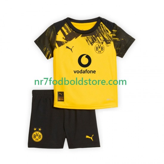 Borussia Dortmund Trøje Børn Hjemmebane Fodboldsæt 2025-2026 Kortærmet