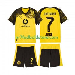 Borussia Dortmund Trøje Jobe Bellingham 7 Børn Hjemmebane Fodboldsæt 2025-2026 Kortærmet
