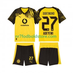 Borussia Dortmund Trøje Karim Adeyemi 27 Børn Hjemmebane Fodboldsæt 2025-2026 Kortærmet