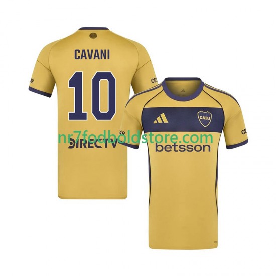 CA Boca Juniors Trøje Edinson Cavani 10 Mænd Udebane Fodboldsæt 2025-2026 Kortærmet