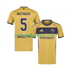 CA Boca Juniors Trøje Rodrigo Battaglia 5 Mænd Udebane Fodboldsæt 2025-2026 Kortærmet
