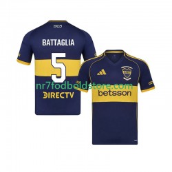 CA Boca Juniors Trøje Rodrigo Battaglia 5 Mænd Hjemmebane Fodboldsæt 2025-2026 Kortærmet