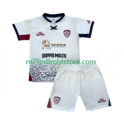 Cagliari Trøje Børn Udebane Fodboldsæt 2025-2026 Kortærmet