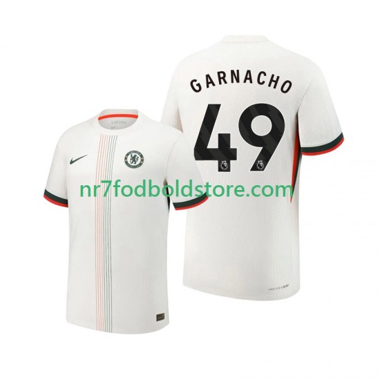 Chelsea Trøje Alejandro Garnacho 49 Mænd Udebane Fodboldsæt 2025-2026 Kortærmet
