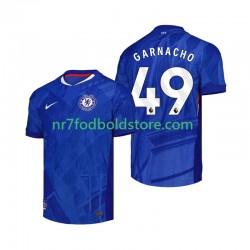 Chelsea Trøje Alejandro Garnacho 49 Mænd Hjemmebane Fodboldsæt 2025-2026 Kortærmet