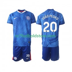 Chelsea Trøje joao pedro 20 Børn Hjemmebane Fodboldsæt 2025-2026 Kortærmet
