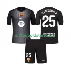 FC Barcelona Trøje Szczesny 25 Målmand Børn 3. Valg Fodboldsæt 2025-2026 Kortærmet