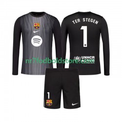 FC Barcelona Trøje Ter Stegen 1 Målmand Børn 3. Valg Fodboldsæt 2025-2026 Langærmet