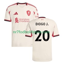 Liverpool Trøje Diogo Jota 20 Mænd Udebane Fodboldsæt 2025-2026 Kortærmet