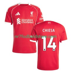Liverpool Trøje Federico Chiesa 14 Mænd Hjemmebane Fodboldsæt 2025-2026 Kortærmet
