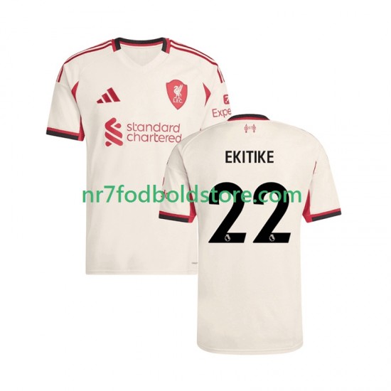 Liverpool Trøje Hugo Ekitike 22 Mænd Udebane Fodboldsæt 2025-2026 Kortærmet
