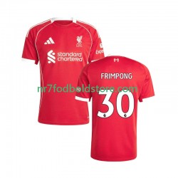 Liverpool Trøje Jeremie Frimpong 30 Mænd Hjemmebane Fodboldsæt 2025-2026 Kortærmet