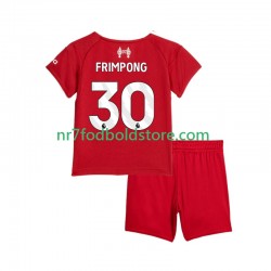 Liverpool Trøje Jeremie Frimpong 30 Børn Hjemmebane Fodboldsæt 2025-2026 Kortærmet