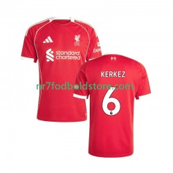 Liverpool Trøje Milos Kerkez 6 Mænd Hjemmebane Fodboldsæt 2025-2026 Kortærmet