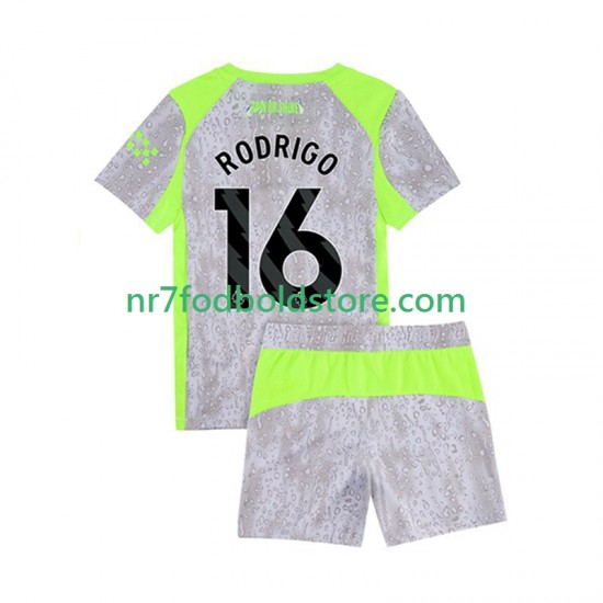 Manchester City Trøje Rodrigo Hernandez 16 Børn 3. Valg Fodboldsæt 2025-2026 Kortærmet