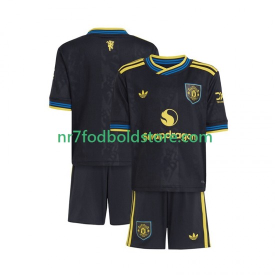 Manchester United Trøje Børn 3. Valg Fodboldsæt 2025-2026 Kortærmet