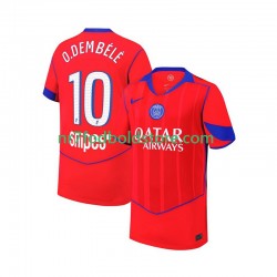 Paris Saint-Germain Trøje Ousmane Dembele 10 Mænd 3. Valg Fodboldsæt 2025-2026 Kortærmet