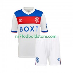 Rangers Trøje Børn Udebane Fodboldsæt 2025-2026 Kortærmet