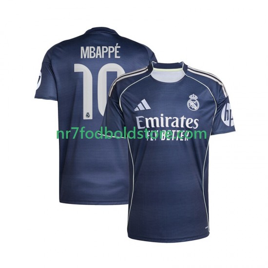 Real Madrid Trøje Mbappé Kylian 10 Mænd Udebane Fodboldsæt 2025-2026 Kortærmet