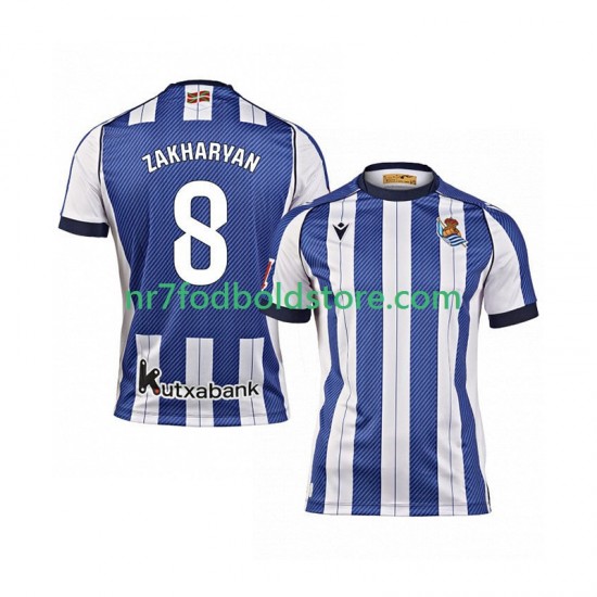 Real Sociedad Trøje Arsen Zakharyan 8 Mænd Hjemmebane Fodboldsæt 2025-2026 Kortærmet