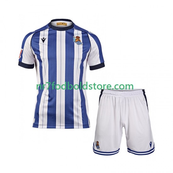 Real Sociedad Trøje Børn Hjemmebane Fodboldsæt 2025-2026 Kortærmet