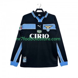 SS Lazio Trøje Retro Mænd Udebane Fodboldsæt 1998 1999 Langærmet