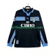 SS Lazio Trøje Retro Mænd Udebane Fodboldsæt 1998 1999 Langærmet