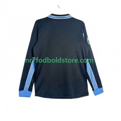 SS Lazio Trøje Retro Mænd Udebane Fodboldsæt 1998 1999 Langærmet