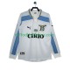 SS Lazio Trøje 2000 Retro Mænd Udebane Fodboldsæt 1999 Langærmet