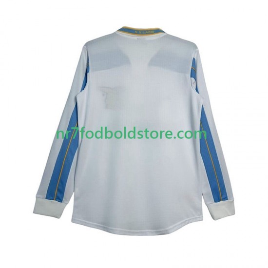 SS Lazio Trøje 2000 Retro Mænd Udebane Fodboldsæt 1999 Langærmet