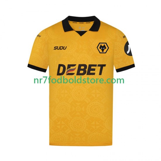 Wolverhampton Wanderers Trøje Mænd Hjemmebane Fodboldsæt 2025-2026 Kortærmet