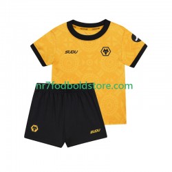 Wolverhampton Wanderers Trøje Børn Hjemmebane Fodboldsæt 2025-2026 Kortærmet