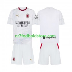 AC Milan Trøje Børn Udebane Fodboldsæt 2026-2027 Kortærmet