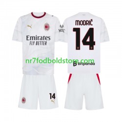 AC Milan Trøje Modrić Luka 14 Børn Udebane Fodboldsæt 2026-2027 Kortærmet